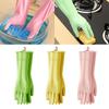 Portable Kitchen Dishwashing Gloves Household Protective Covers Cleaning Tools Thickened Fleece-lined Gloves Multifunctional