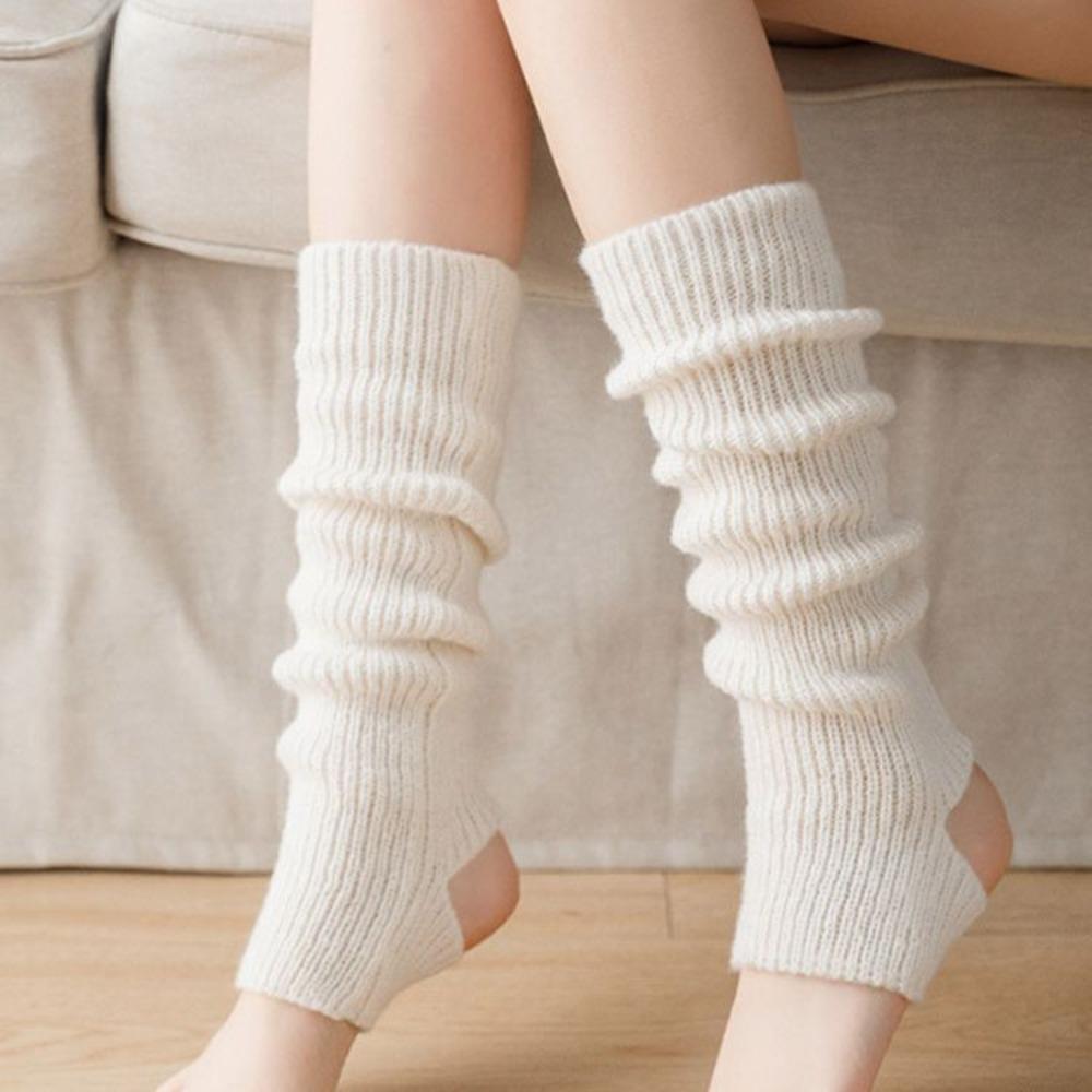 Y2k Winter Leg Warmers Fluffy Goth Accessories Foot Covers New Boot Socks  Women