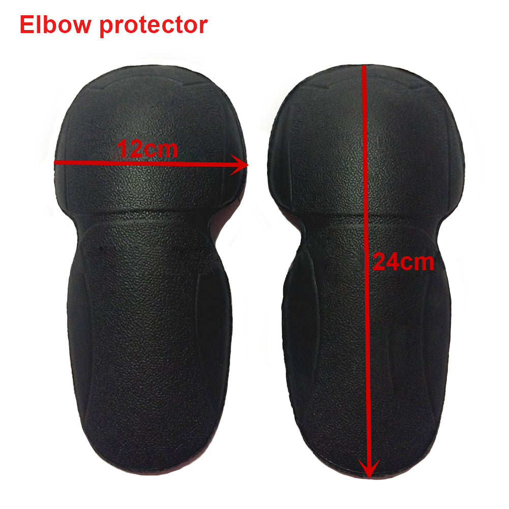 5X Motorcycle Jacket Lining Protectors Pad Shoulders Elbow Back Armor Black for Motocross Racing Skiing Ice Skating Bike Cycling