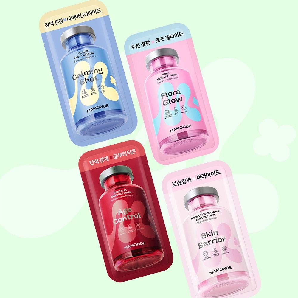 Mamonde Ampoule Mask Pack 1 Sheet  4 Types 