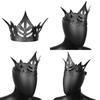 2022 Autumn Collection Gearduke Pu Leather Punk Crown Headpiece For Adults
