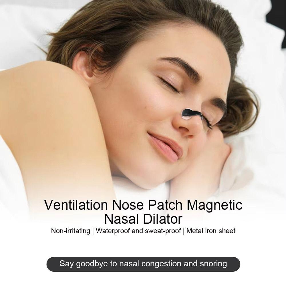 30 Pairs Stretchable Breathe Nasal Strips Hydrowoven Fabric Stop Snoring Nose Patch  Adult