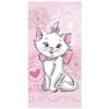 Beach Towel - Disney Marie Cat Aristocats - 70x140 Cm - 100% Cotton - Pink