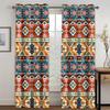 3D Mandala Boho Colorful Curtains Bohemian Flowers Stripes Decor Curtains 2 Panels For Bedroom Living Room Ethnic Vintage Style