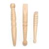 3pcs Massage Stick Made Of Wood As A Massage Aid For Reflex Points