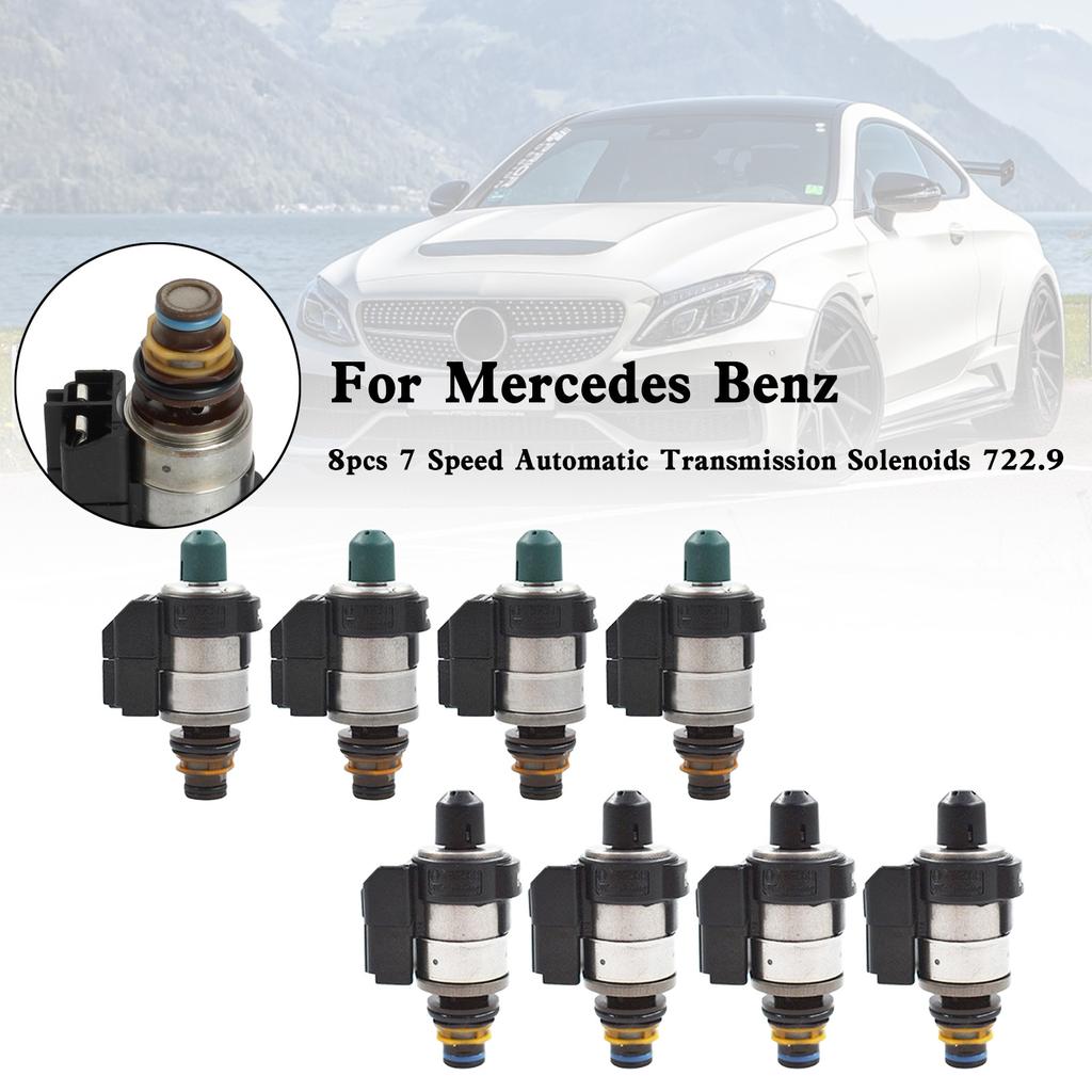 8pcs 7 Speed Automatic Transmission Solenoids 722.9 For Mercedes Benz