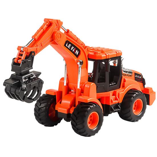Kids Construction Truck Toy Inertia Drive Movable Joints Toddlers Boys Girls Simulated Engineering Vehicle Educational Mini Car Toy