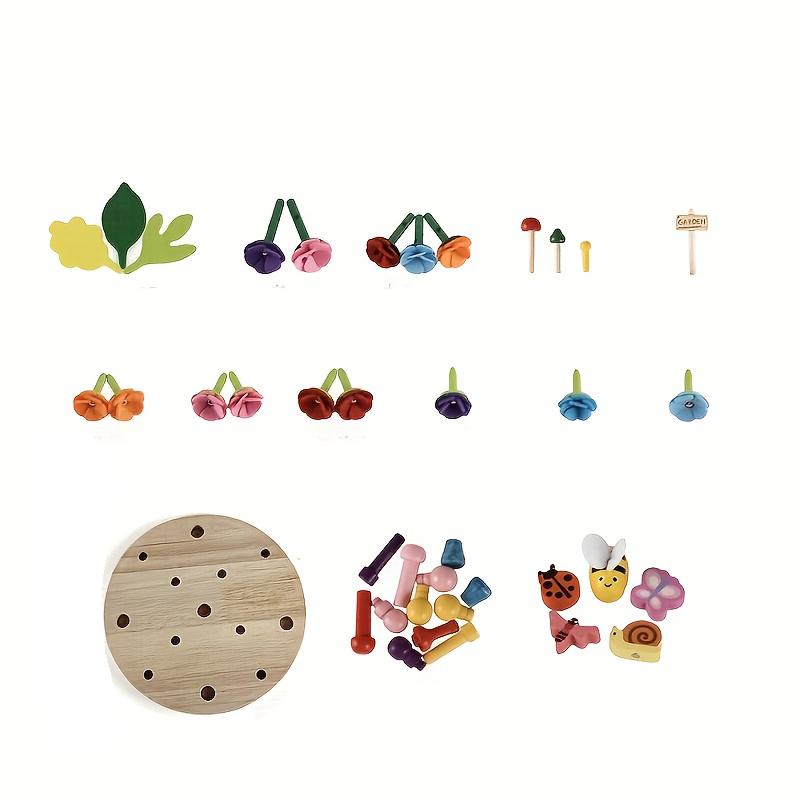 Small Garden Building Block, Train Children's Hand Eye Coordination, Early Education Educational Toys