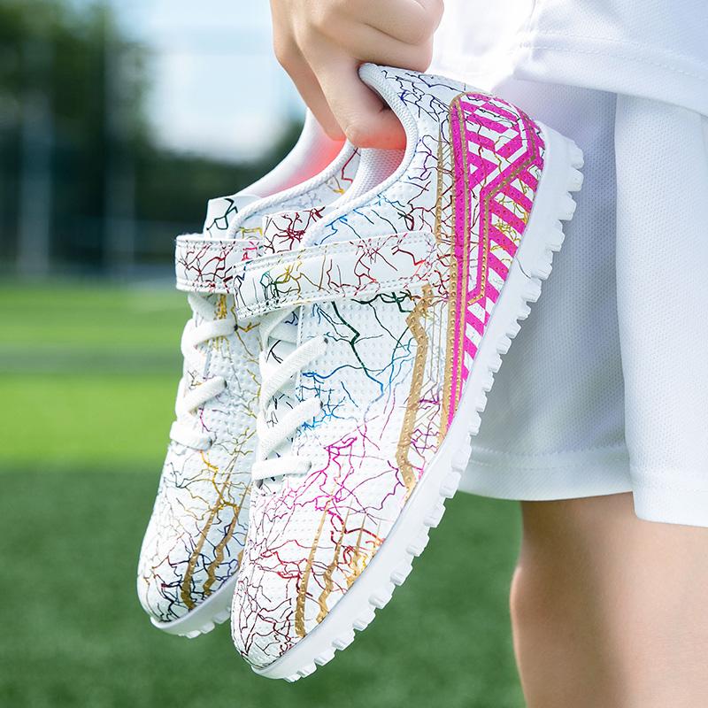 student Football Shoes Grass Society Indoor Training Original Boy Girl Soccer Shoes Cleats Non Slip Kids Football Field Boots