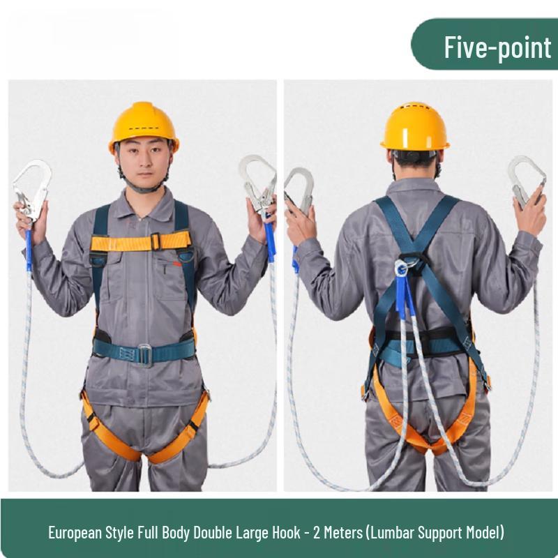 

OLOMM Five-Point Fall Protection Safety Harness