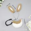 Bandeau Oreilles de Lapin Queue d'Animal Faite à la Main Headwear Oreilles de Lapin Longues Accessoires Cosplay Anime Queue de Lapin
