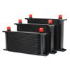 Oil Cooler AN10 Universal British Engine Transmission Oil Cooler Cooling System Aluminum 7/10/13/16/19/25/30 Rows Oil Radiator