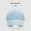 Retro baseball cap female face small versatile letter embroidery soft top cap male summer shade