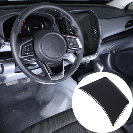 Glossy Piano Black Steering Wheel Trim Sticker For Subaru Crosstrek 2024-2025