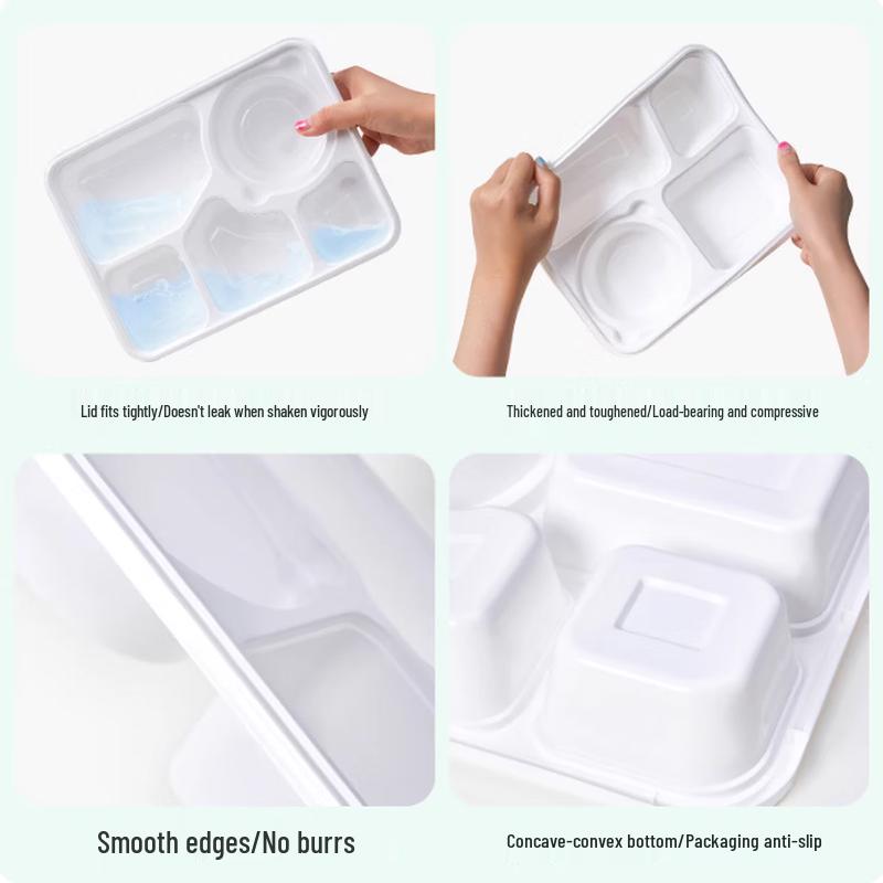 Disposable PP Rectangular Takeaway Food Container