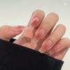 1 Pc Set of Short Acrylic Coffins on False Nails Reusable French Fingertips Kawaii False Nails with Design  