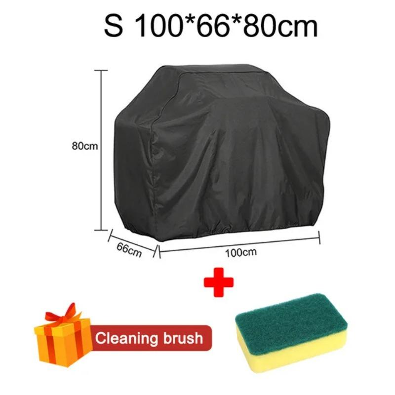 BBQ-Abdeckung Wasserdichte Outdoor-Grillabdeckung Robuste Gartenmöbelabdeckung Oxford-Gewebe Grill-Schutzmatte