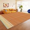 Living Room Carpet Non-slip Soft Stain-resistant Floor Mat Colorful Striped Color-blocked Rug Large-sized Home Decor Mats