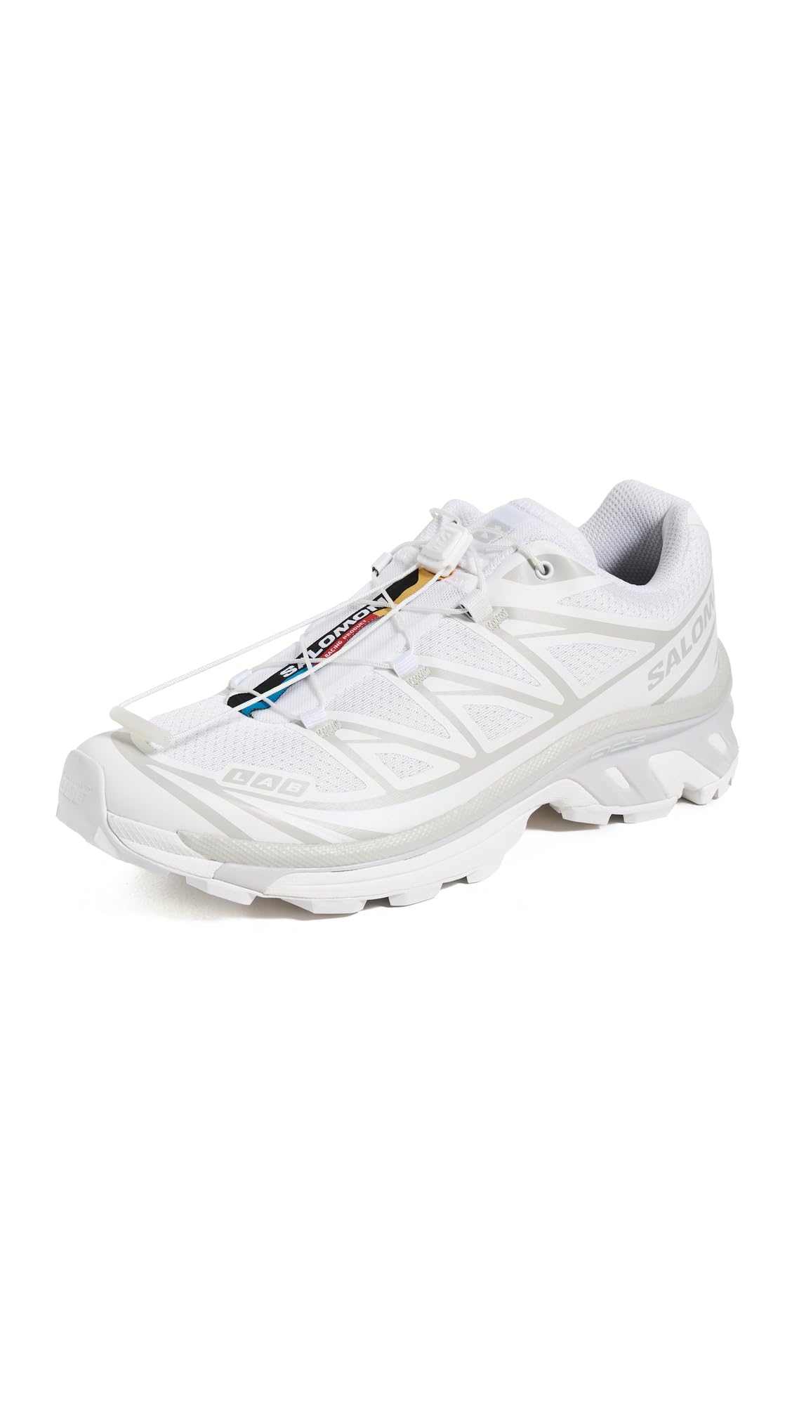 

SALOMON SNEAKERS XT-6 Performance Sneakers L41252900 White Shoes for Men and Women [Size 24.0cm - White]