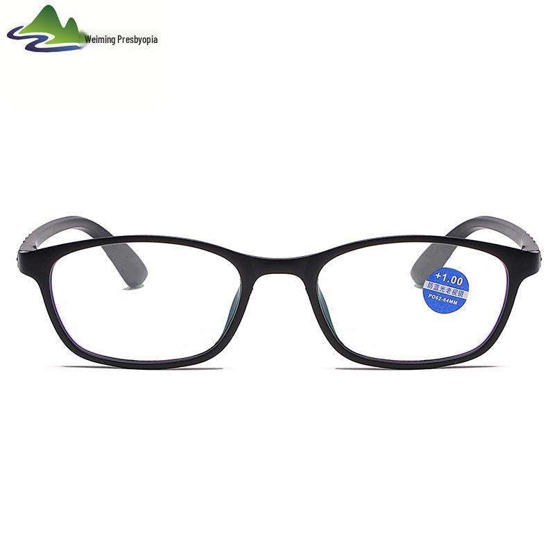 Anti-Blue Light Oval Frame Reading Glasses with TR Coating