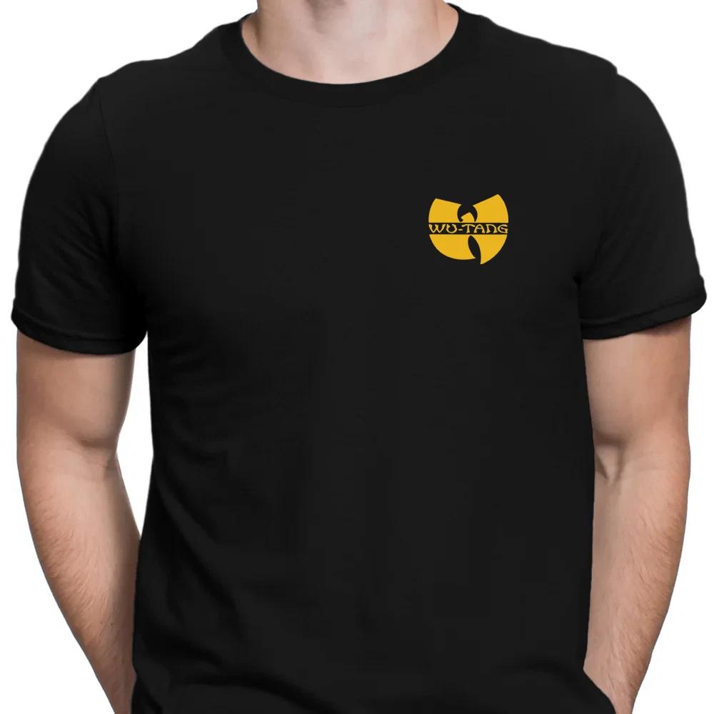 Vintage Wutang Clan Hip Hop Black T-Shirt Classic Cotton Fans Gift Streetwear XXL