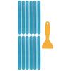Anti-slip Strips Safety Shower Treads Stickers Bathtub Non Slip Sticker With Scraper  Anti Skid Tape For Shower Tub Steps Floor