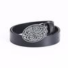 Fashion New Men's Belt Retro Whole Cowhide Smooth Buckle Belt Men's Waist Belt