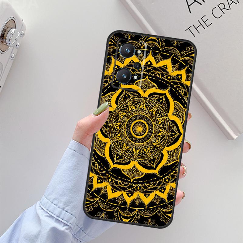 Flowers Mandala Floral For Realme GT 7 Pro GT 6T 6 5 C67 C61 C55 C53 C51 C21Y C25S C75 10 11 12 13 14 Pro Plus Case