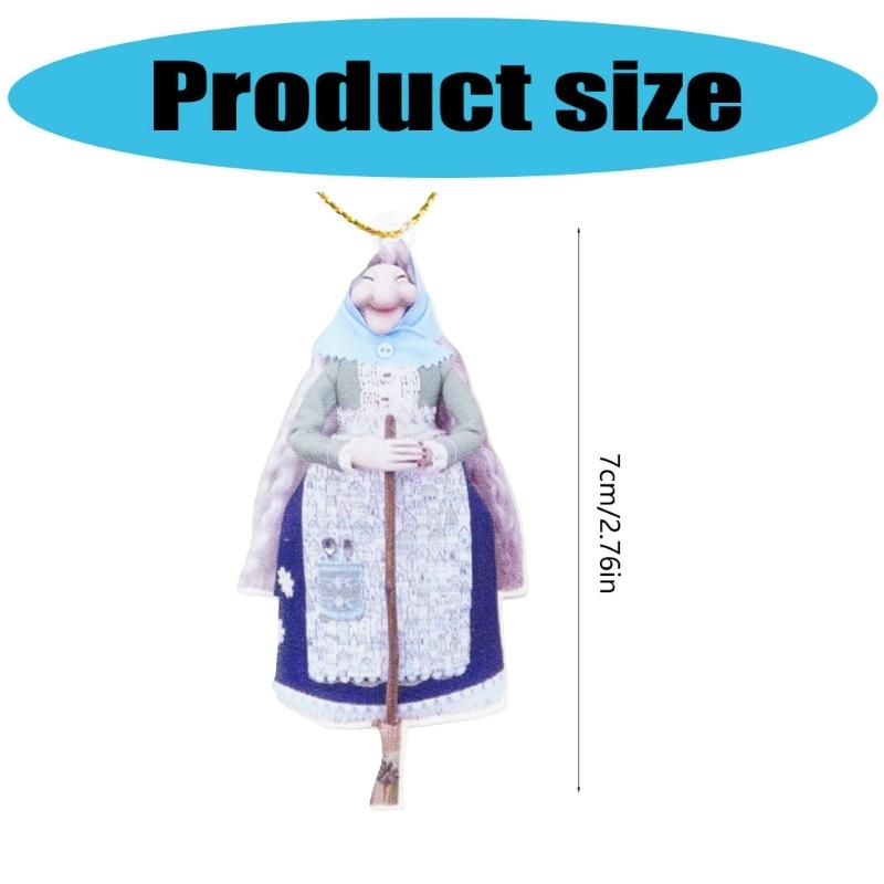 6.3Inch Height Handmade Kitchen Witch Doll,Enchanting Good Luck Charm Cooking Doll,Unique Kitchen Home Decoration