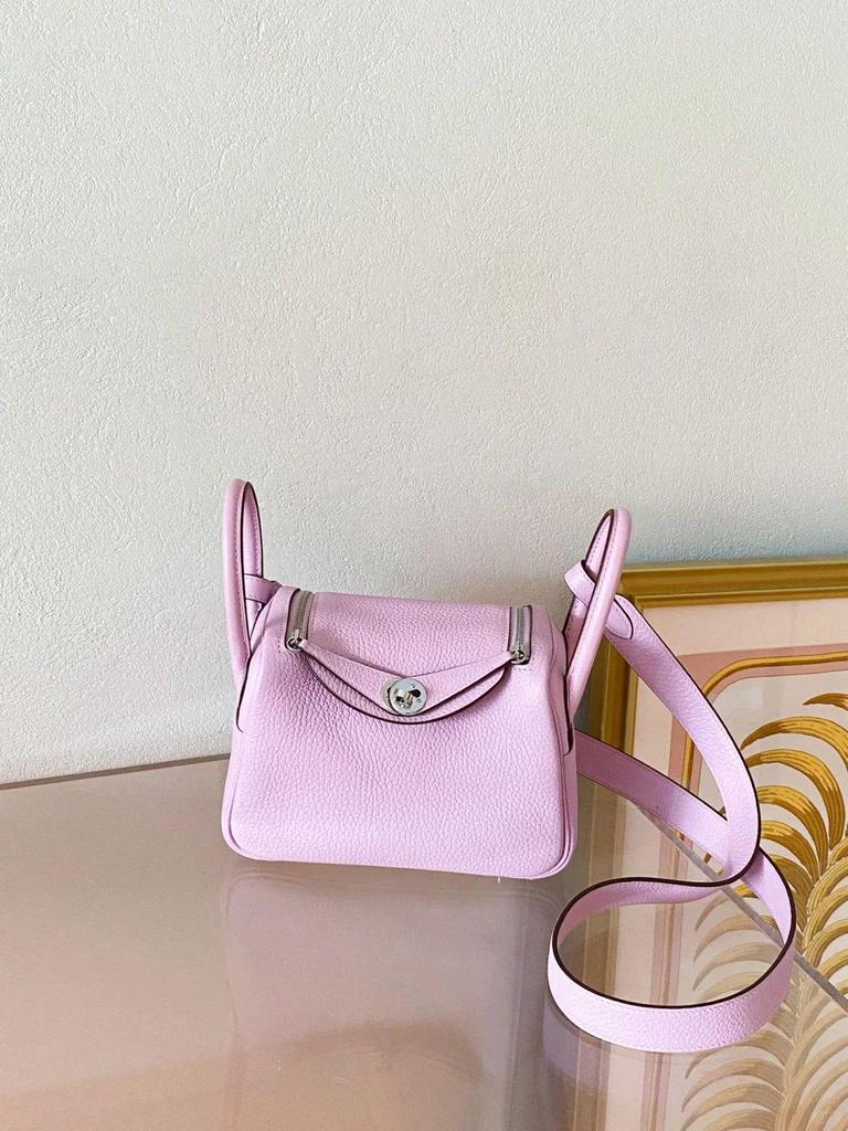 2025 Togo Leather Lindy Shoulder & Crossbody Bag: High-End Genuine Cowhide Women's Handbag