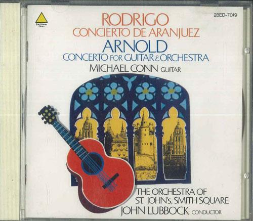 CD MICHAEL CONN  Rodrigo Concierto de Aranjuez 28ED7019 FUN HOUSE CLASS 1987 Japan Classical Used