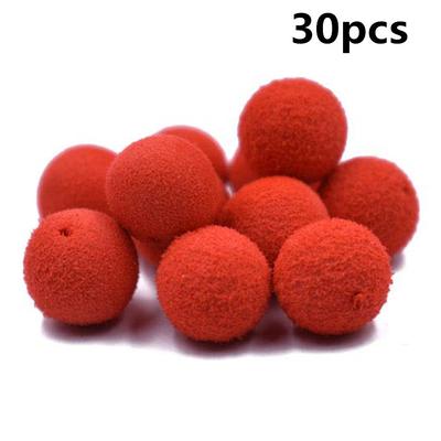 30pcs10mm/12mm Scented Fishing Carp Bait Bubble Eggs/5 Flavours Floating Ball Beads Feeder Artificial Carp Bait Lure