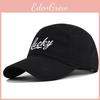 Unisex Lucky Embroidered Baseball Cap For Sun Protection And Style