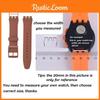 Curea de ceas din silicon de înaltă calitate pentru Swatch, disponibile mai multe culori, 16mm 17mm 19mm 20mm