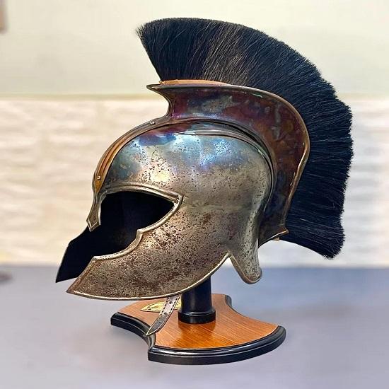 Great Achilles, Trojan Warrior  Troy Helmet Replica Original Quality Armor Helmet Halloween Costume Fully Wearble Gift Item