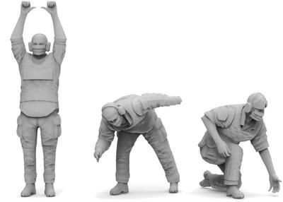 Trifactory Militär-Miniaturfigurenserie US Air Force Grand Crew Set Resin Kit 1/48 F-35 MF-40B