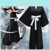 Costume Cosplay de Qualité Supérieure Kurosaki Ichigo avec un Design de Cape Intemporel