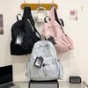 New ins design niche lightweight backpack versatile student schoolbag women's leisure simple commuter travel backpack