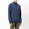 Polo Ralph Lauren Embroidered Logo Pattern Half-Zip Pullover Sweatshirt Men Sweatshirts Blue 710812963-010