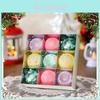 Christmas Tree Decorations Set With Colorful Painted Ornaments For Holiday Festive Scene Decor