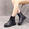 Martin Boots Women's Shoes British Style 2025 New Versatile Platform Non-slip Autumn and Winter Velvet Short Boots Ins Tide