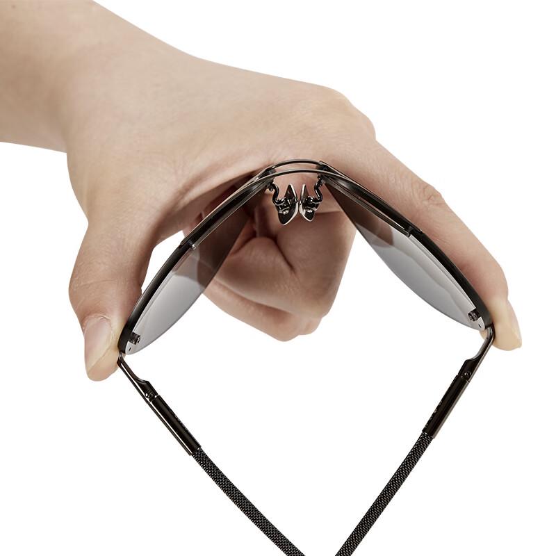 Eagle Warrior Pilot Polarized Titanium Sunglasses