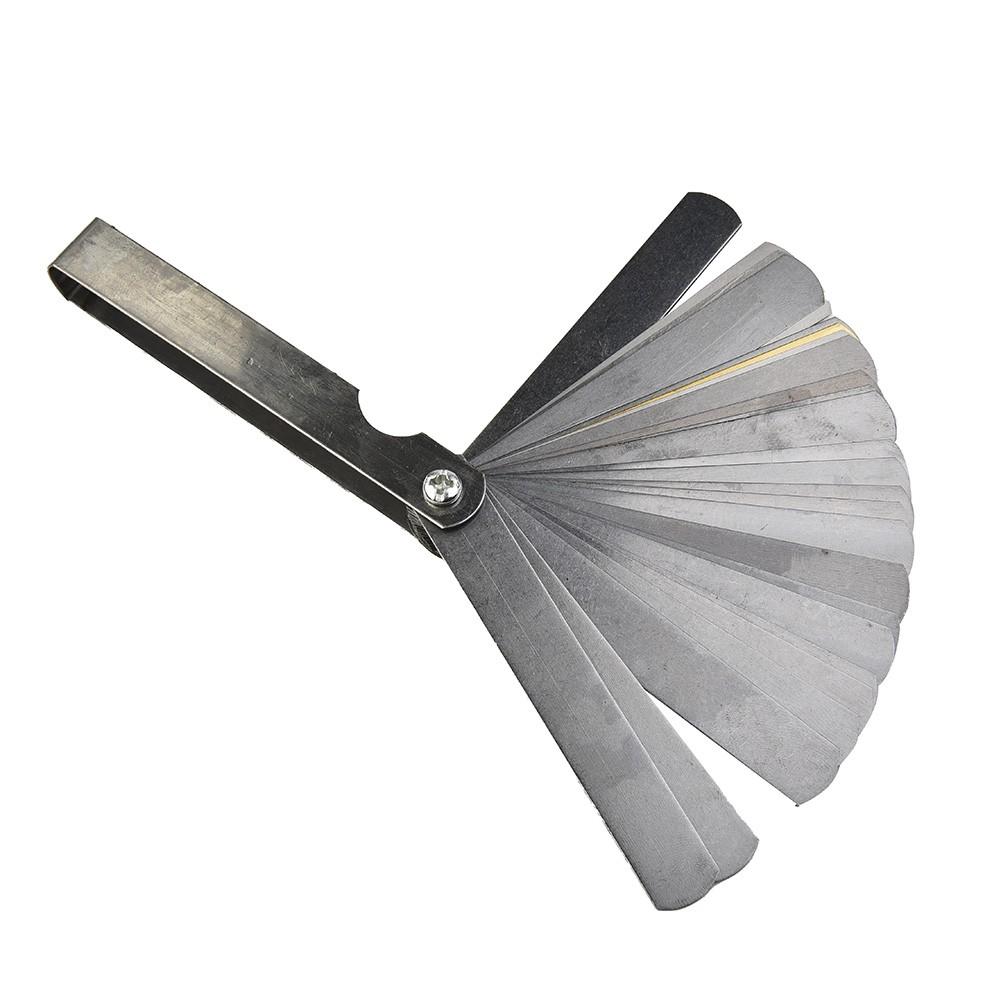 32-Blatt-Fühlerlehre, metrisch und SAE, Doppelablesung, Kombination, Spaltdickenmessung