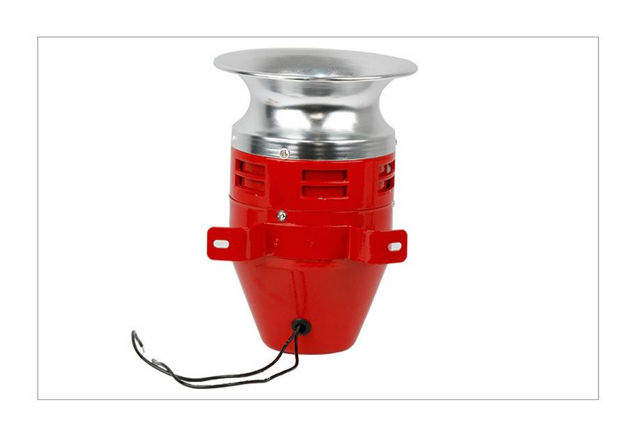MS-390 High Decibel Electric Motor Air Raid Siren - 12V/24V/220V Alarm Horn