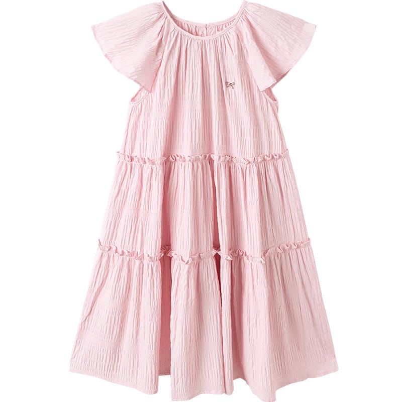 Balabala Girls  Sweet Ruffle Sleeve Princess Dress 150