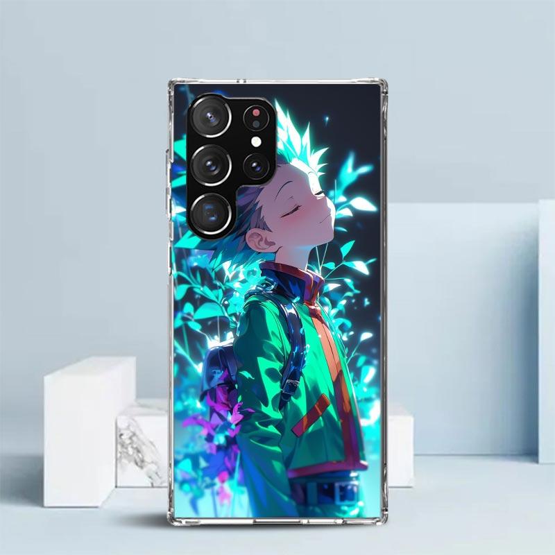 Huner X-Hunters Gon Phone Case For Samsung Galaxy S24 S25 Edge S26 Ultra S22 S23 Plus S21 + S20 FE Soft TPU Back Cover Galaxy S2