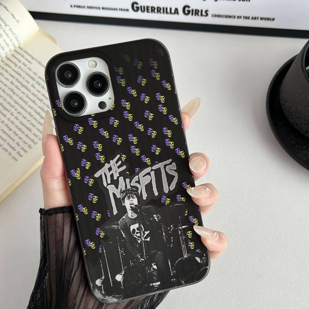 The M-Misfits G-Glenn Danzig Corrugated Stripe Phone Case For IPhone 17 16 15 14 13 12 11 Pro Max Plus Pro Shockproof Cover