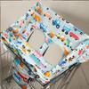Karton-Stil Einkaufswagen Sitzbezug Wasserdicht Weich Bequem Baby Sicherheit Wagenabdeckung für Hochstühle Kleinkind Säugling Kinderwagen