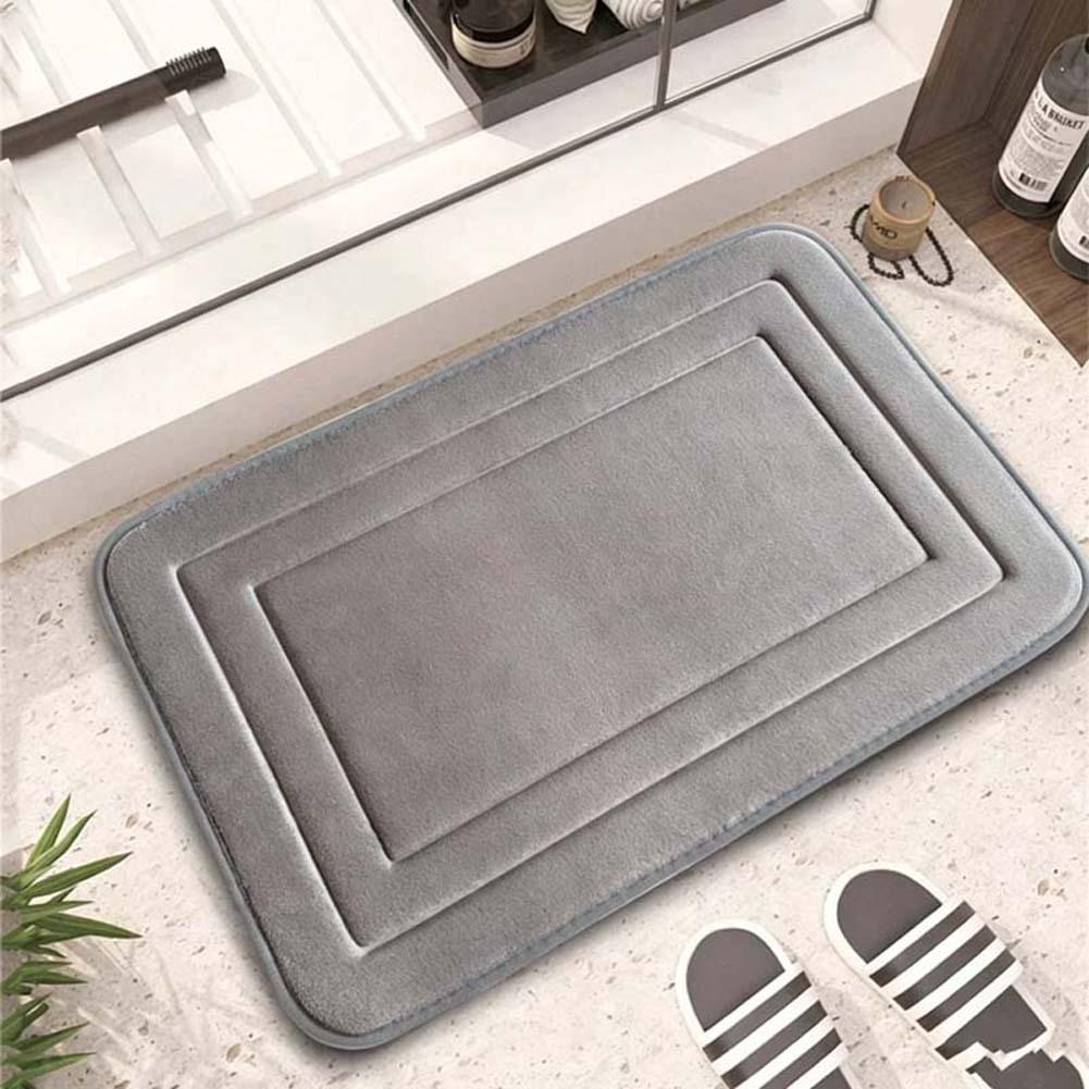 Cross-Border Coral Fleece Non-Slip Absorbent Bathroom Mat for Toilet & Sink