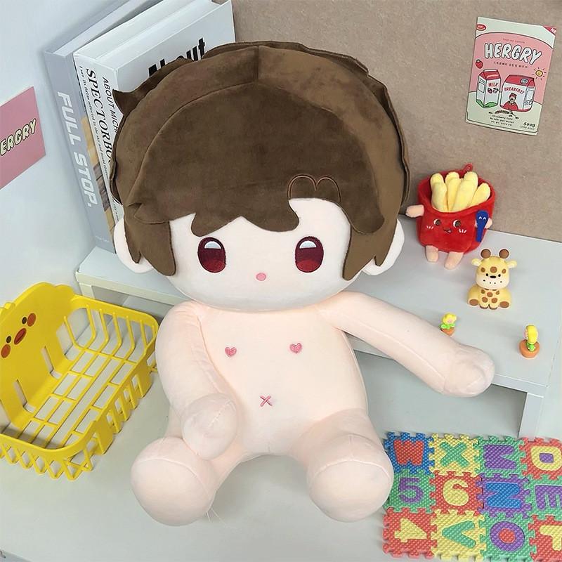Light Night And Evan Charlie Doll Sitting Posture Naked Plush Toy Fans 40cm Gift